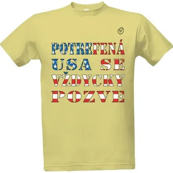 Pánská móda Tričko s potiskem Potrefená USA pánské