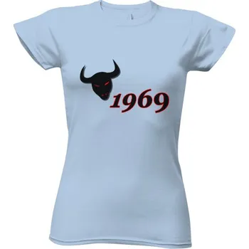 Dámské tričko Tričko s potiskem Býk 1969 dámské