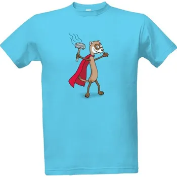 Tričko s potiskem Thoř pánské