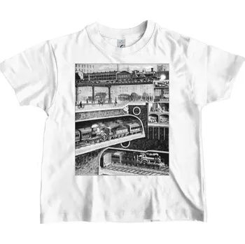 Pánské tričko Tričko s potiskem Parní vlaky v Londýně dětské