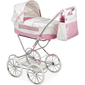 Kočárek pro panenku Arias Florence Design s taškou a parapletem