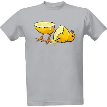 Tričko s potiskem Citronové kuře - Pánské pánské