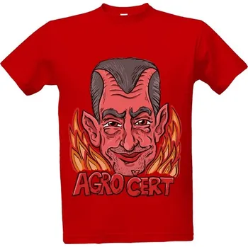 Pánská móda Tričko s potiskem Agročert pánské