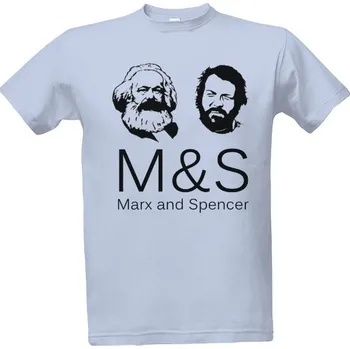 Tričko s potiskem Marx a Spencer pánské