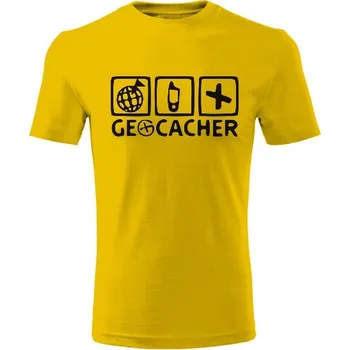Pánská móda Tričko s potiskem Geocacher obrázky pánské
