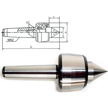 Příslušenstí k soustruhu TOPLAND Otočný soustružnický středící hrot Mk2 MKII Morse kužel