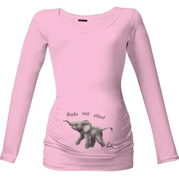 Dámské tričko Tričko s potiskem budu mít slůně dámské