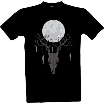 Tričko s potiskem Jeleň smrti pánské