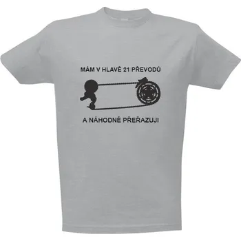 Pánská móda Tričko s potiskem 21 převodů pánské