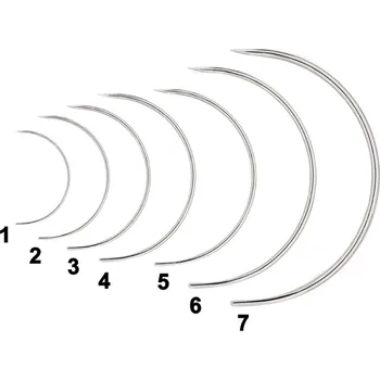 Nástroj na niť a příze Kulačka standard, sedlářská, čalounická jehla, jehly