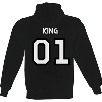 Pánská mikina Pánská mikina s kapucí s potiskem King 01 pánské