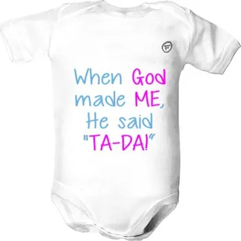 Kojenecký body Dětské body s potiskem TA-DA! dětské