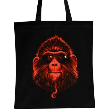 Nákupní taška unisex s potiskem Red Monkey - Taška