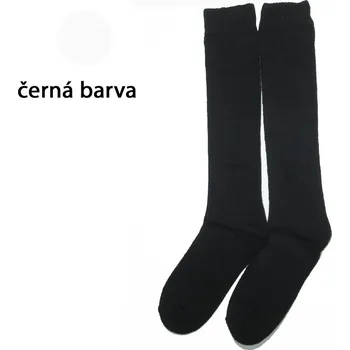 Pánské ponožky 39-42,43-46-Pánské thermo podkolenky AURA.VIA - černá barva
