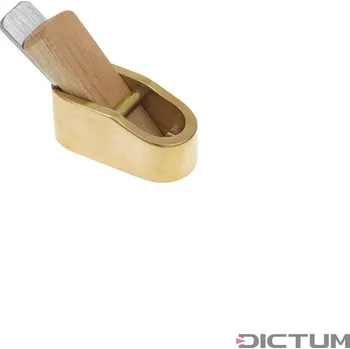 Ruční hoblík Hoblík - Herdim® Plane with Wooden Wedge, Arched Sole, Blade Width 10 mm