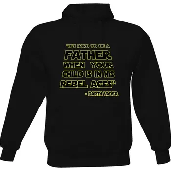 Pánská mikina Pánská mikina s kapucí s potiskem Father - Darth Vader - mikina pánské
