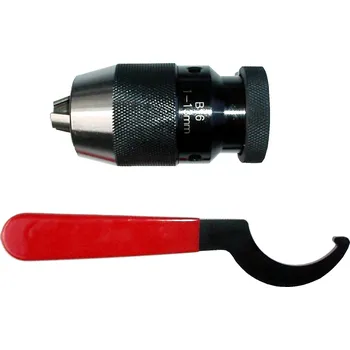 Sklíčidlo Rychloupínací vrtací sklíčidlo 1-13 mm B16 s klíčem TOPLAND