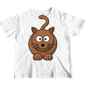 Pánská móda Tričko s potiskem svéhlavá kočička dětské