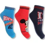 Chlapecké ponožky, kotníkové - SETINO Mickey Mouse 880-863 , vel. 23-34 Barva: Mix barev, Velikost: 23-26