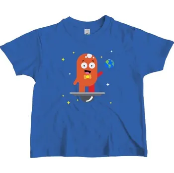 Tričko s potiskem Mimozemšťan ve vesmíru dětské