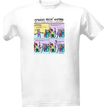 Tričko s potiskem 1619 Zymňí klár pánské