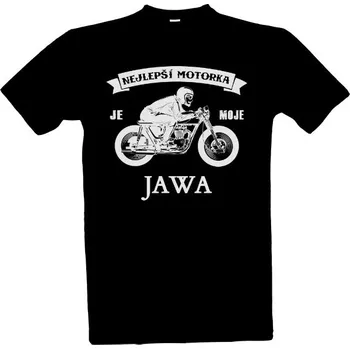 Tričko s potiskem Moje motorka pánské