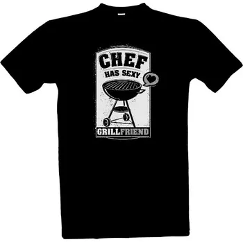 Pánská móda Tričko s potiskem Sexy Grillfriend - Pánské pánské