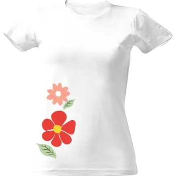 Dámské tričko Tričko s potiskem Jarní kvítí dámské