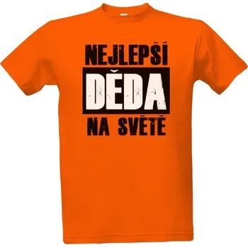 Tričko s potiskem Nejlepší děda na světě pánské