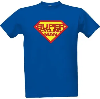 Pánské oblečení Tričko s potiskem Super Cycling Man pánské