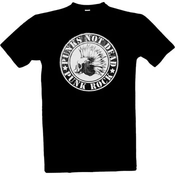 Pánské tričko Tričko s potiskem Punk's not dead pánské