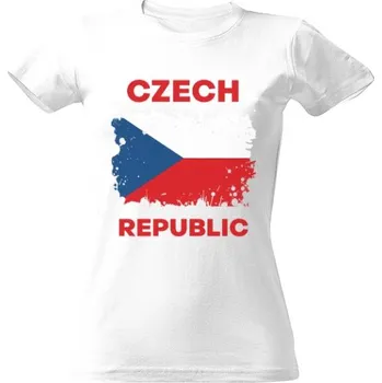 Dámské tričko Tričko s potiskem MS v hokeji - Česká republika - dámské dámské