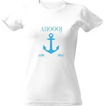 Dámské tričko Tričko s potiskem Tričko Ahoooj dámské