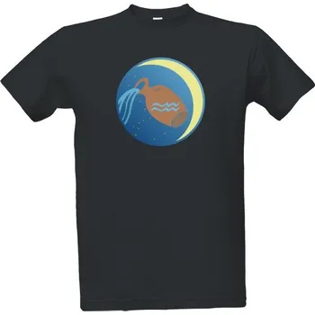 Tričko s potiskem aquarius pánské