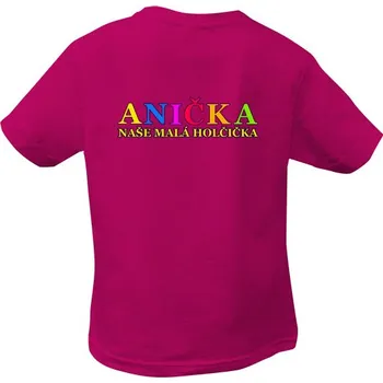 Tričko s potiskem Anička - holčička dětské
