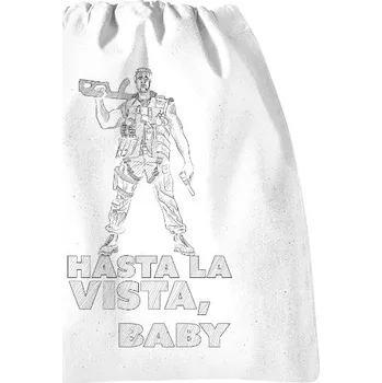 Sportovní vak Vak na záda s potiskem Hasta la vista, baby - vak