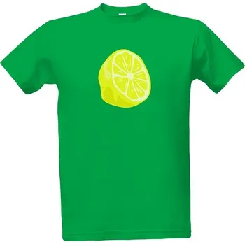 Pánská móda Tričko s potiskem Citrón ze strany pánské