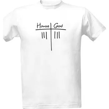 Tričko s potiskem House vs. God pánské