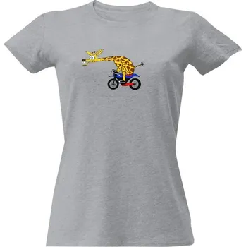 Dámské tričko Tričko s potiskem Paul na motorce dámské dámské