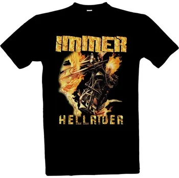 Pánská móda Tričko s potiskem Immer - "Hellrider" pánské