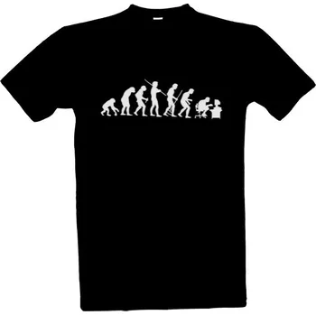 Pánská móda Tričko s potiskem [P] Evolution pánské