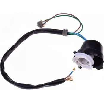 Autopojistky opravná sada světla - objímky , patice žárovky s kabelem - plast - kulaté konektory