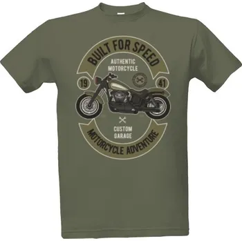 Pánská móda Tričko s potiskem Build for Speed pánské