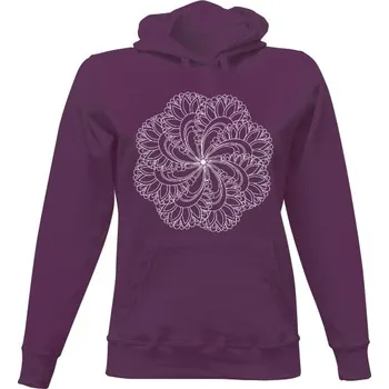 Dámská mikina Dámská mikina s kapucí s potiskem Mandalária Mandal dámské