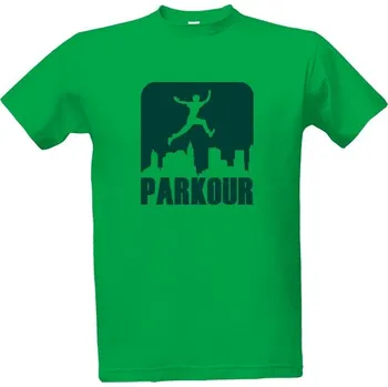 Pánská móda Tričko s potiskem Parkour město pánské