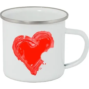 Plecháček - nerezový lem s potiskem Plecháček od srdce