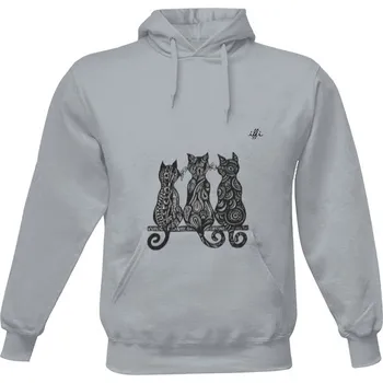 Pánská mikina Pánská mikina s kapucí s potiskem "Porada" pánské