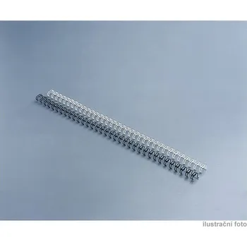 Vázací hřbet drátěné hřbety 10 mm, 9:16,100ks - černá