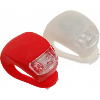 Cyklosvítilna Silikonové LED světla na kolo 2 ks