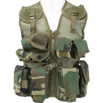 Fosco Dětská taktická vesta - Woodland